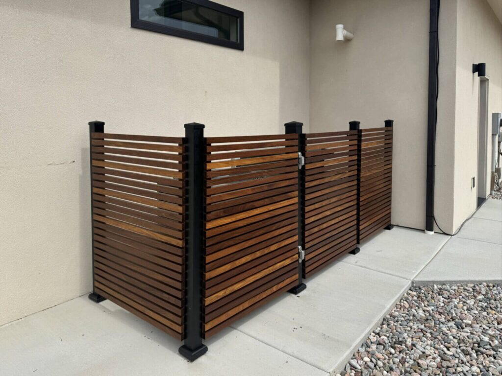 Brazilian Hardwood Modern slatted Trellis